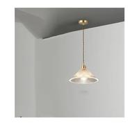 ZXQUEGF Glass Pendant Lights Compatible with Dining Room Kitchen Island Chandelier Copper/Art Suspension Hanging Lamp,wall lamp