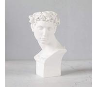 ZXQUEGF Greek Roman Style Statue Head Planter,Classic Indoor Outdoor Planter Statue Urn for Plants Resin Flower Pot Art Ornaments-b 15x28cm(6x11inch)