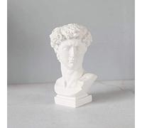 ZXQUEGF Greek Roman Style Statue Head Planter,Classic Indoor Outdoor Planter Statue Urn for Plants Resin Flower Pot Art Ornaments-c 9x17cm(4x7inch)