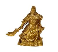 ZXQUEGF Guan Gong Ornaments Feng Shui Figurines Table Decoration Chinese General Figurine Dinning Table Decor Chinese Decorations Feng Shui Kuan God of Wealth Desk Guan Yu Resin