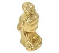 ZXQUEGF Guanyin Statue Blessing Statue Fengshui Buddha Statues Home Decor Graceling Brass Buddha Figurine Avalokitesvara Ornament Household Decorate Dashboard Sculpture