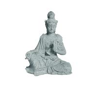 ZXQUEGF Guanyin Statue Buddha Figurine Crafts Decorative Sandstone Ornament for Office Hallway Table Centerpieces Bookshelf