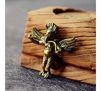 ZXQUEGF Handwork Brass Bird Head Figurine Ornament Feng Shui Decoration Gargaro Vajra Dapeng Golden Winged Bird Buddha Statue