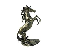 ZXQUEGF Horse Statue Decor Horse, Collectable Animal Statue, Housewarming Gift, Decorative Resin Creative Horse Ornament, Bronze