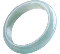 ZXQUEGF Jade Bracelet Jade Bangle, Floating Flower Translucent Round Jade Bangle, Light Green Natural Jade Bangle Bracelet, The Better Gift For Ladies, For Girlfriend, For Mother,