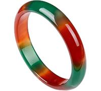 ZXQUEGF Jade Bracelet, Natural Hetian Jade Color Bangle Bracelet, Shiny And Translucent Hand Polished, Female Dress Dress Accessories Jewelry Inner diameter 58-60mm