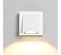 ZXQUEGF LED Square Outdoor Light IP65 Waterproof Wash Lamp, 5W Garden Lights 3000K Wall Sconces Outside House Lamps for Porch Landscape Backyard