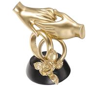 ZXQUEGF Love Ornaments Human Couple Figurine Couples Love Statue Shelf Decor Lover Statues and Sculptures Tablescape Decor Wedding for Couple Lovers Synthetic Resin Romantic