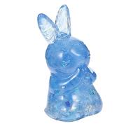 ZXQUEGF Pack of 2 Crystal Stone Rabbit Year of the Rabbit Statue Home Decor Ornament Desktop Rabbit Statue Rabbit Figures Desk Decorations Accessories Rabbit Office Sculpture