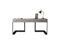 ZXQUEGF PC Writing Desks Italian Light Luxury High-end Rock Slate Desk Home Small Office Writing PC Table Rock Slate Small Desk PC Table Office Desk (140cm)