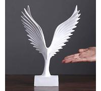 ZXQUEGF Praying Cherub Statue,Angel Cupid Figurine Indoor Outdoor Garden Decoration Wings Angel Arts Crafts Memorial Art Ornaments-m 31x2x6cm(12x1x2inch)