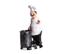 ZXQUEGF Resin Cooking Figures Decorations for the Dining Table Dining Room Decoration for the Table Chef Figure Chef Kitchen Decor Cooking Figure Made of Resin Baker Crafts Home Accessories
