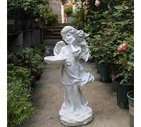 ZXQUEGF Resin figure angel sculpture ornaments outdoor garden courtyard decoration crafts-A_30*25 * 65CM