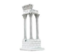 ZXQUEGF Roman Column Plinth, Nordic Style Pedestal Corinthian Pillar Statue Decoration Home Desktop Replica (Color : B, Size: 14.5x13.7x35cm)