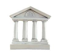 ZXQUEGF Roman Column Plinth, Nordic Style Pedestal Corinthian Pillar Statue Decoration Home Desktop Replica (Color : C, Size: 23.2x6.5x23.7cm)