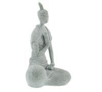 ZXQUEGF Sandstone Craft Statue Meditation Buddha Ornament Antique Buddha Statue Zen World Buddha Statue Meditating Buddha Figure Yoga Room Decor Zen Buddha Yoga Statue Green Sandstone