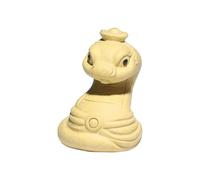 ZXQUEGF Snake Figurine Kungfu Tea Ornament Tea Pet Decorative Cute Small Miniature Figurine for Teahouse
