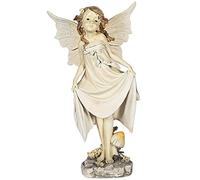ZXQUEGF Statues Guardian Angel Figurine, Praying Cherub Angel Statue and Indoor Outdoor Home Garden Decoration, for Friends,A