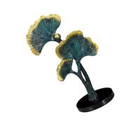 ZXQUEGF Table Decorative Ornament Gold Vintage Style Decor Ginkgo Leaf Wall Sculpture Metal Contemporary Leaves for Office Ginkgo Leaf Decor Resin Wrought Iron Banquet Party Supplies