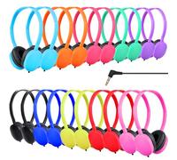 ZXQZYM 50 Pack Bulk Classroom Headphones for Students Kids School,Wired