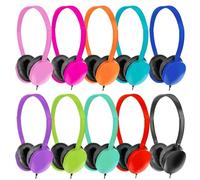 ZXQZYM Bulk Headphones 20 Pack for Classroom School Kids,3.5mm Jack