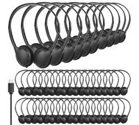ZXQZYM Type C Kids Headphones Bulk 30 Pack for Classroom School Students
