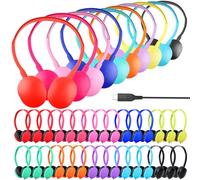 ZXQZYM USB Type C Kids Headphones Bulk for School Classroom 20 Pack,Upgrade USB C Kid Headphone,Wired On-Ear Headset for Kids Toddlers Children Teens Boys Girl Mixed Colors