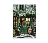 ZXRAF Irish Pub Canvas Poster Wall Art Decor Print Picture Paintings for Living Room Bedroom Decoration 20x30inch(50x75cm)