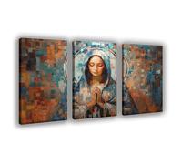 ZXRAF Poster of The Blessed Virgin Mary Canvas Poster Wall Art Decor Print Picture Paintings for Living Room Bedroom Decoration 20x30inch(50x75cm)