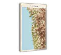 ZXRAF The Portuguese Way Canvas Poster Bedroom Decor Landscape Office Room Decor Gift 16x24inch(40x60cm)