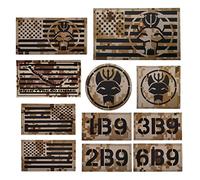 ZXRSJBL Seal Team Series Tactical Patch, Personalized American Flag, Call Sign, Dont Tread On Me, Army Morale Military Tactical Fastener Hook Loop Backed Patches