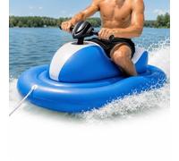 ZXSMYY Inflatable Car Boat with Motor, Motorized Car Float for Adults | Foldable and Portable Design, Quick 5-step Assembly, PVC Construction, for Pools, Lakes and Calm Waters