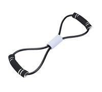 ZXSXDSAX Chest Expander Fitness Resistance Bands 8 Word Tension Back Stretch Belt Home Training Device Elastic Elastic Rope Exercise Resistance Bands(Color:Schwarz)
