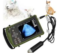 ZXSYYDS Ultrasound Scanner Veterinary, Portable Veterinary B-Ultrasound Scanner with 3.5MHz Probe,5.6-inch LED Display Ultrasound Scanner Kit,for Pregnancy Pig, Sheep, Dog, Cat Use