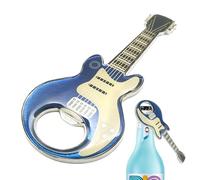 ZXTGBQ Blue Guitar Bottle Opener for Men, Refrigerator Magnet, Beer Soda Glass Opener with Guitar-Shaped for Home, Music Lover, Christmas, Birthday Gifts, Halloween