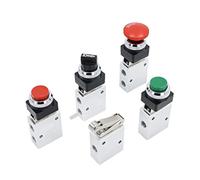 ZXTIIEUF 1 PCS mechanical valve manual valve JM-05 roller button 07 two-position three-way valve 06A control valve(JM-05,10mm joint)