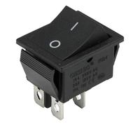 ZXTIIEUF 50pcs / Lot KCD4-201 Perforate 26 X 22 Mm 4 Pin ON - Off Boat Rocker Switch Power Switch