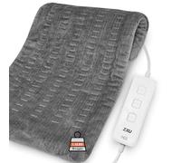 ZXU Large Weighted Heating Pad for Back Pain and Cramps, 12" x 24" Large Heat Pad with Auto Shut-Off, Moist Heat, for Neck, Shoulders,