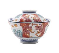ZXW Japanese 6"Ceramic Bowl with Noodles, Instant Noodle Bowl | Soup Bowl Porridge Bowl | Large Bowl Noodle Bowl | Dessert Bowl