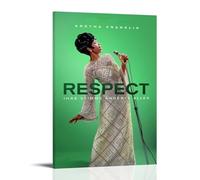 ZXXSCPCB Aretha Franklin Popular Singers Music Album Cover Canvas Poster Wall Art Decorative Painting Bedroom Painting Posters08x12inch(20x30cm) Frame-style