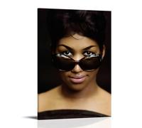 ZXXSCPCB Aretha Franklin Popular Singers Music Album Cover Canvas Poster Wall Art Decorative Painting Bedroom Painting Posters16x24inch(40x60cm) Frame-style