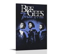 ZXXSCPCB Bee Gees Popular Singers Music Album Cover Canvas Poster Wall Art Decorative Painting Bedroom Painting Posters16x24inch(40x60cm) Frame-style