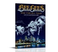 ZXXSCPCB Bee Gees Popular Singers Music Album Cover Canvas Poster Wall Art Decorative Painting Bedroom Painting Posters12x18inch(30x45cm) Frame-style