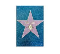 ZXXSCPCB Bee GeesPopular Singers Music Album Cover Canvas Poster Wall Art Decorative Painting Bedroom Painting Posters12x18inch(30x45cm) Unframe-style