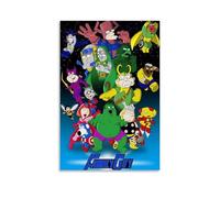 ZXXSCPCB Family Guy Hot Blooded Anime Classic Anime Canvas Poster Wall Art Decorative Painting Bedroom Painting Posters16x24inch(40x60cm) Unframe-style