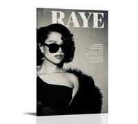 ZXXSCPCB Raye Popular Singers Music Album Cover Canvas Poster Wall Art Decorative Painting Bedroom Painting Posters12x18inch(30x45cm) Frame-style