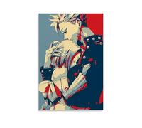 ZXXSCPCB The Seven Deadly Sins Hot Blooded Anime Classic Anime Canvas Poster Wall Art Decorative Painting Bedroom Painting Posters12x18inch(30x45cm) Unframe-style
