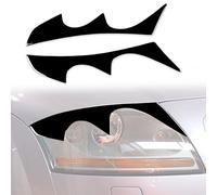 ZXYHBHD 2 Pieces Car Eyebrow Compatible with Audi TT Mk1 1998-2006, Cover Sticker Trim Cover Sticker Car Exterior Headlight Eyebrow Eyelid