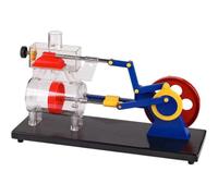 ZXYHLLGK Steam Engine Model Middle And High School Physics Steam Pressure Piston Movement Cylinder Structure And Working Principle Model Steam Engine Model Dual-propelled Steam Engine Physics