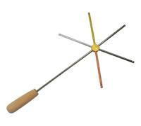 ZXYHLLGK Thermal Conductivity Demonstrator Copper Iron and Aluminum Thermal Conductivity Comparing Equipment Physics Equipment Physics Teaching Equipment